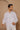White linen puff embroidery jacket - Bharat Reshma