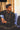BISMIL In Our Black Velvet Kurta Embroidery Mirror with Pant - Bharat Reshma