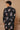 Black Floral edge kurta set - Bharat Reshma