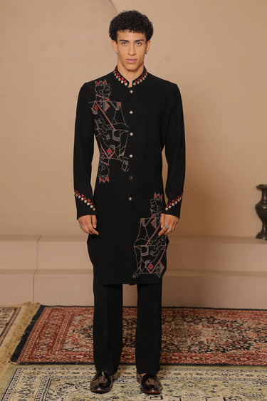King of Hearts Kurta Set - Bharat Reshma