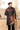Men's Black Jaguar Printed Kurta - Bharat Reshma
