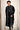 SHOAID IBRAHIM in our Black Kurta Set with Stole - Bharat Reshma