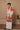 Ikkat illusion kurta stole set - Bharat Reshma