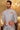 Grey carnival floral waistcoat kurta set - Bharat Reshma