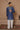 Indigo etch kurta set - Bharat Reshma