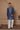 Indigo etch kurta set - Bharat Reshma