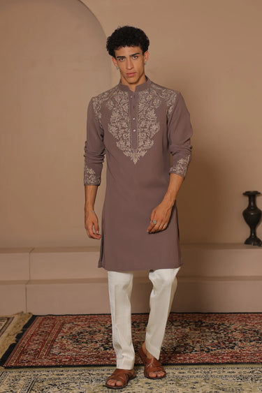 Earthline heritage kurta set - Bharat Reshma