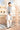 White Kurta Set with Black Embroidered - Bharat Reshma