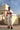 White Digital Print Co-Ord Set for men - Bharat Reshma