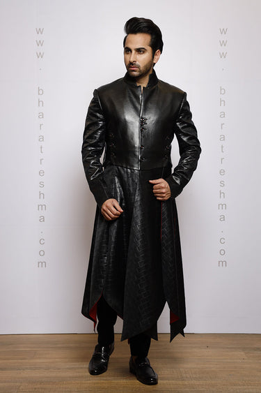 Thread and Cut Pattern Designer Gown for Men - Bharat Reshma