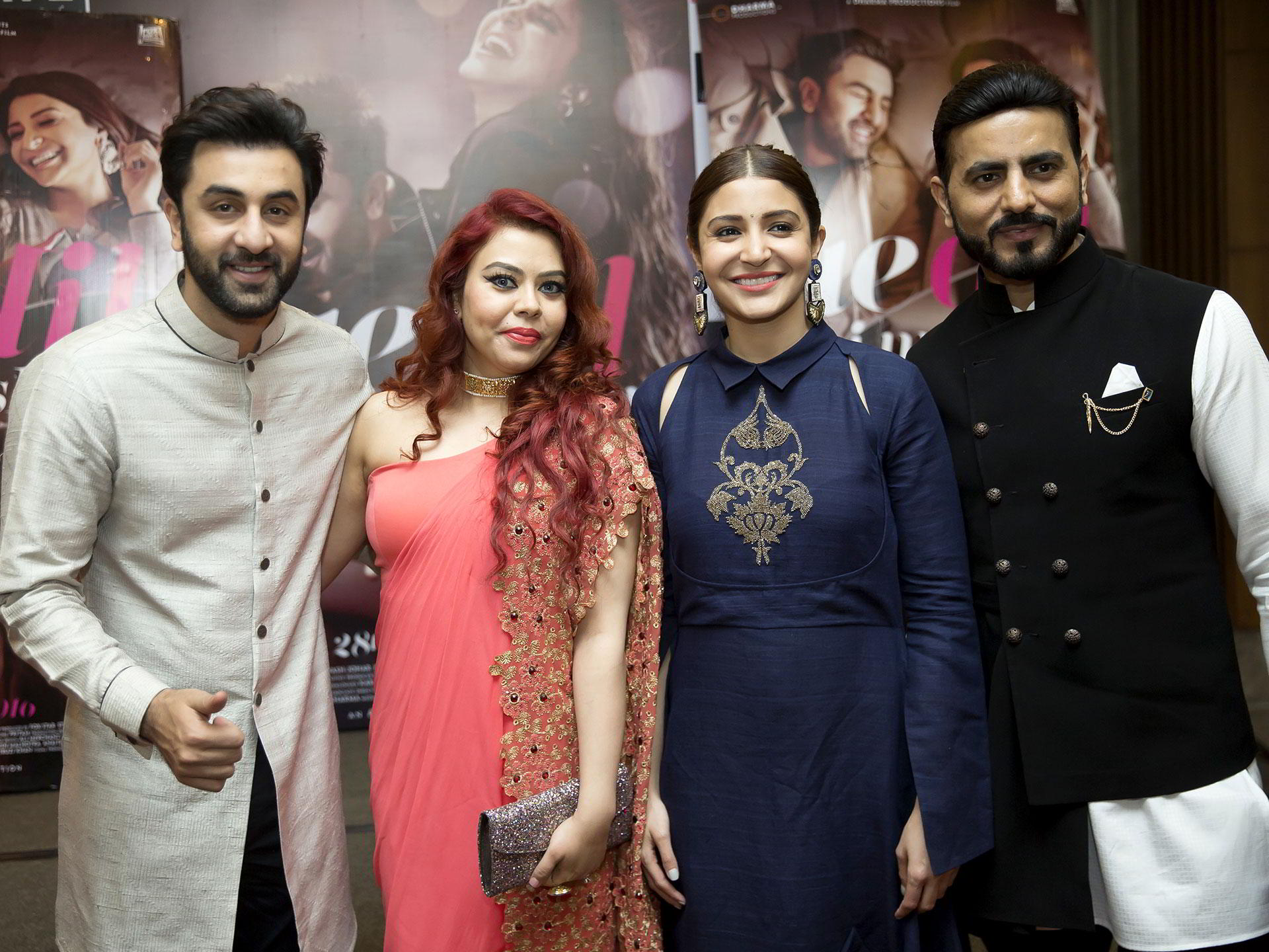 Bharat Reshma with Ranbir Kapoor and Anushka Sharma