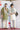 Limerick Glow Kurta Set – Limerick Green with White Hand Embroidery - Bharat Reshma