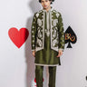 Sufi Green Bundi Set – Seaweed Green with Dori & Hand Embroidery - Bharat Reshma