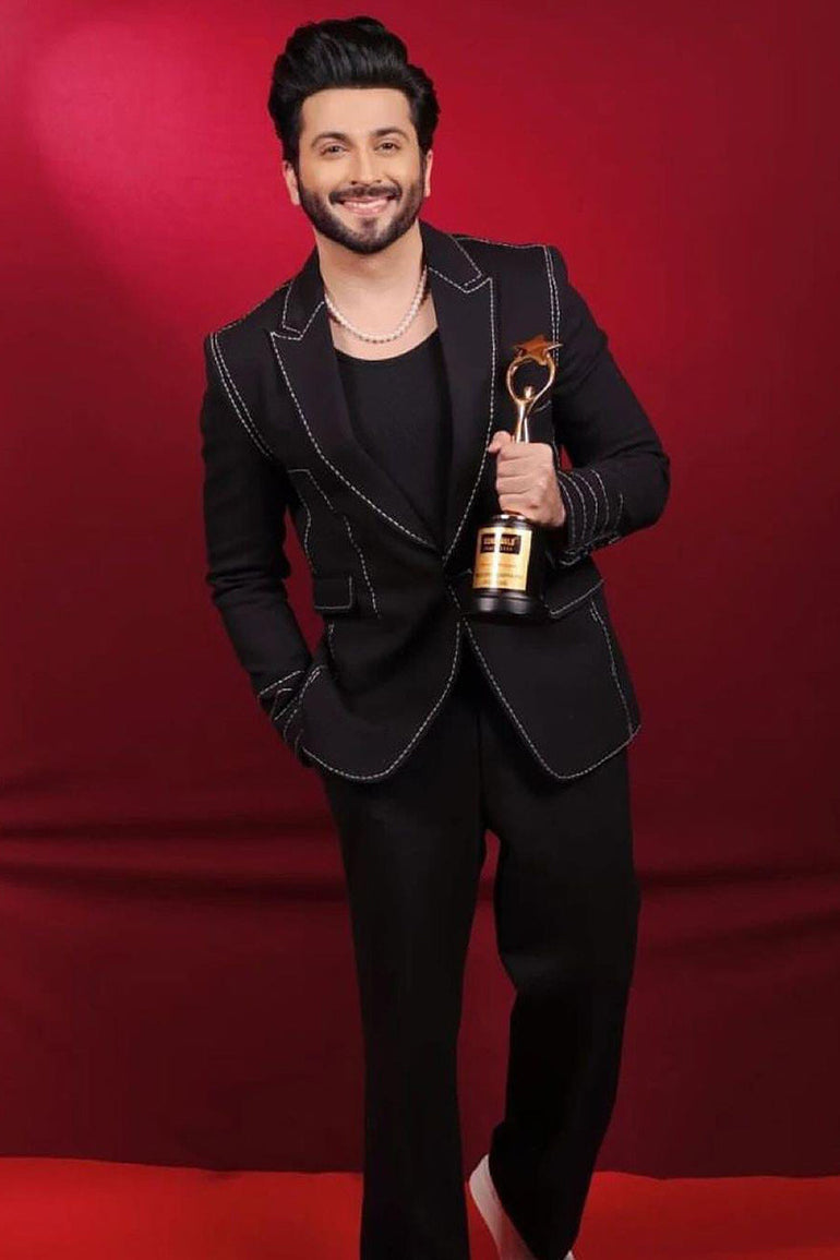 DHEERAJ DHOOPAR in Designer Black Sport Blazer