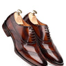 Italian Leather Oxford Shoes with Wingtip & Brogue Detailing - Bharat Reshma