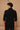 Black V collar fish motifs embroidered shirt - Bharat Reshma