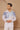 White Premium Linen thread embroidered shirt - Bharat Reshma