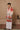 Ikkat illusion kurta stole set - Bharat Reshma