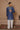 Indigo etch kurta set - Bharat Reshma