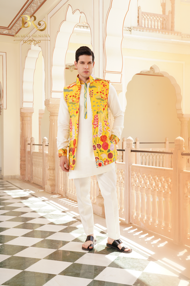 Kurta Pajama for Haldi Ceremony
