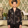 Black Flora Fauna Jacket - Bharat Reshma