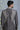 Designer Grey Window Pain Pintuck Embroided Indo-Western