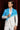 Ivory blue flow tuxedo set