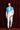 Ivory blue flow tuxedo set