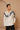 White Magna thread embroidered tapered fit shirt - Bharat Reshma