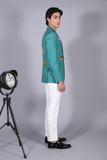 Blue Teal fun jacket