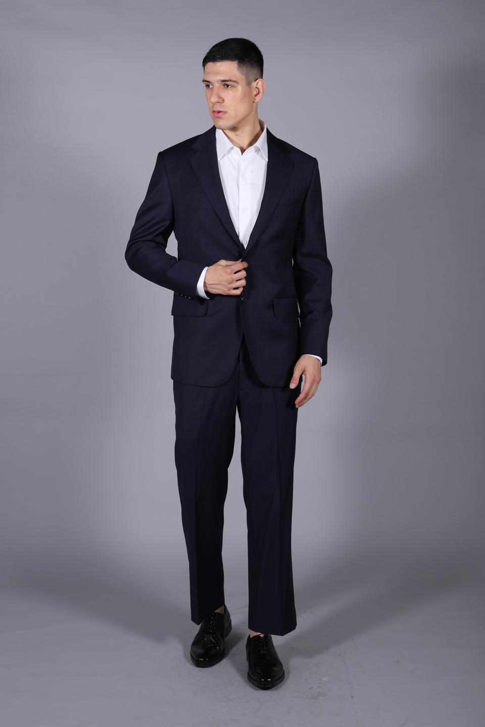 Classic Navy tones Notch Lapel Suit Set
