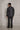 Modern Chain-Trimmed Gray Suit with Retro Flair