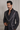 Modern Chain-Trimmed Black Suit with Retro Flair - Bharat Reshma