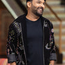 Kapil Sharma in Our Black Flora Fauna Jacket - Bharat Reshma
