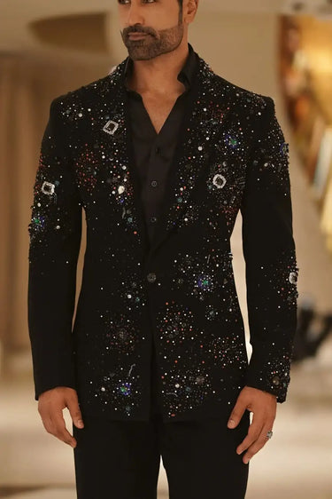 Black Galaxy Crystal Jacket