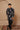 Black Floral edge kurta set
