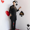 Spark Black Kurta – Black with Hand-Painted Fireworks - Bharat Reshma