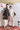 Ashen Motifs Kurta Set – Dark Grey with Ivory Dhoti - Bharat Reshma