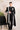 Black Royal Indowestern Stole Set