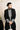 Black Embroidered Indo-Western Set with Stole & Pant