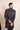 Majestic blue indowestern set