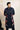 Blue Floral Jaal Pattern Open Jacket Trouser Set