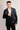 Hand-Painted Black Blazer Set with Hand Embroidery - Bharat Reshma