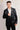 Hand-Painted Black Blazer Set with Hand Embroidery