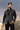 Black tuxedo with cutdana embellishment