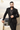 Black Embroidered Cutdana Work Tuxedo Set