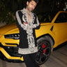 Stebin Ben in our Siyah Black Embroidered Kurta Set - Bharat Reshma