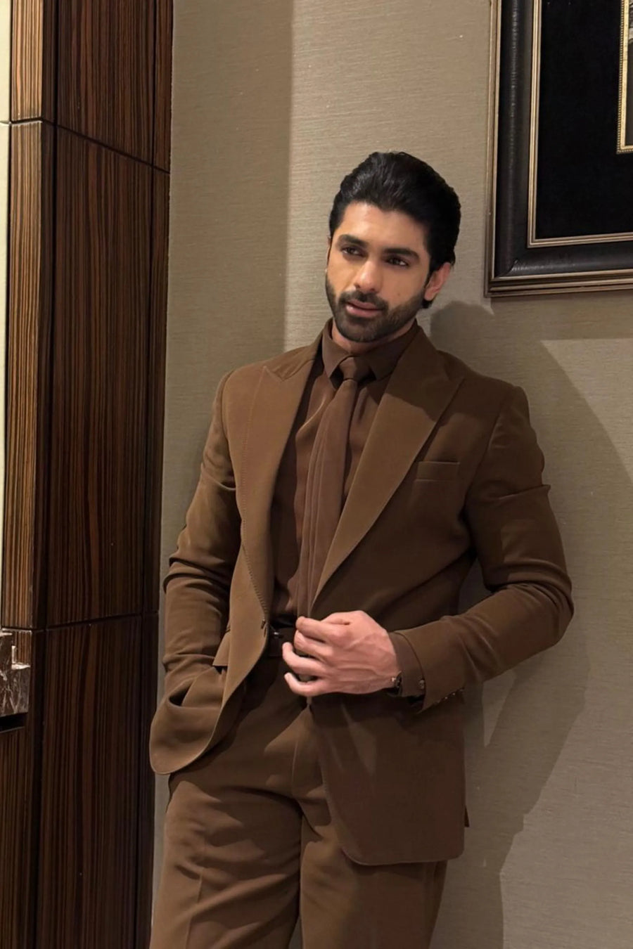 Taha Shah Badussha in Our Brown Suit