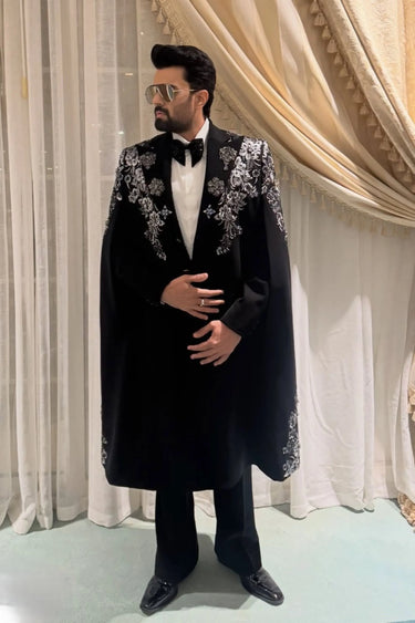 Maniesh Paul in Cape Suit Set