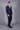 Designer Blue Fauble-breasted suit - Bharat Reshma